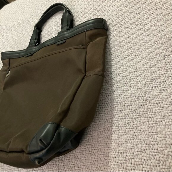 SAMSONITE Vertical Tote Brown w/ Orange lining Side Front Pockets - Picture 3 of 9